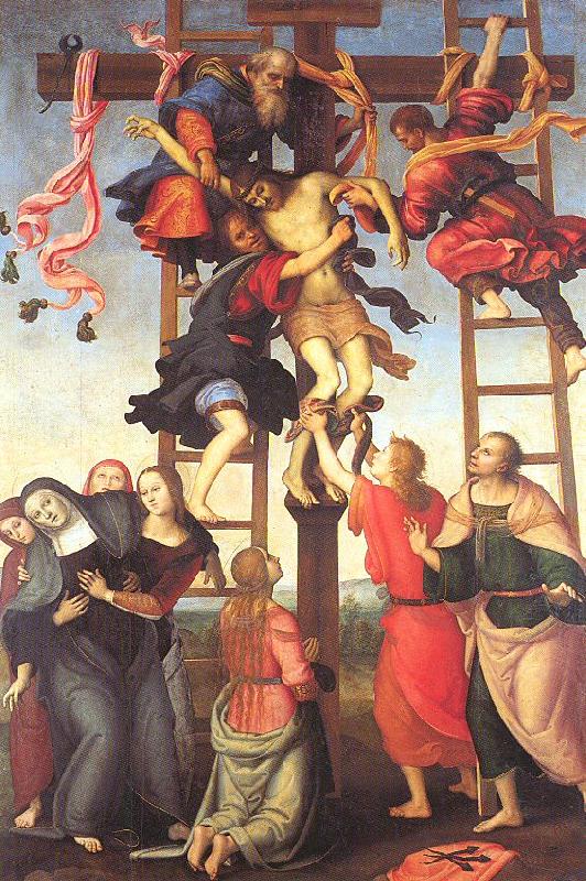 PERUGINO, Pietro The Deposition from the Cross